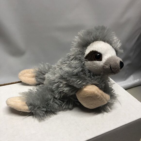 Wild Republic Huggers Sloth Plush Slap Bracelet Stuffed Animal Gray Toy - Picture 4 of 12